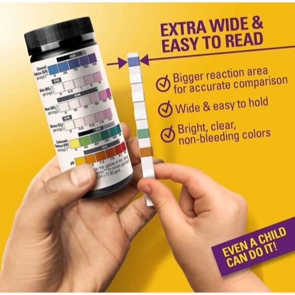 200 Strips Freshwater Aquarium Test Strips 6 in 1 Fish Tank Test Kit **READ** - Picture 4 of 7